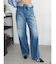 ウエストフラップワイドデニムパンツ