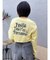 クロップドグラフィックロンT