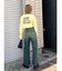 クロップドグラフィックロンT