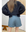 ワンポイントキルティングショートパンツ【セットアップ着用可能】