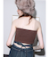 バックリボンワイドデニムパンツ