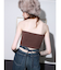 バックリボンワイドデニムパンツ