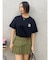 E emblemカラーTシャツ