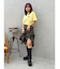 E emblemカラーTシャツ