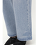 サイドオープンウエストデニムパンツ