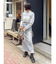 リボンモチーフバイカラーハンドBAG