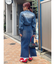 リボンモチーフバイカラーハンドBAG