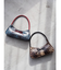 リボンモチーフバイカラーハンドBAG