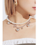 SHELL HEART 2連ネックレス