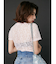 ワンポイントバックレースTシャツ