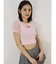 ワンポイントバックレースTシャツ