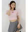 ワンポイントバックレースTシャツ