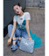 ワンポイントバックレースTシャツ