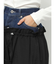 デニムドッキングドロストパンツ
