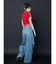 ラインリボングラフィックショートTシャツ