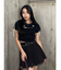 ラインリボングラフィックショートTシャツ