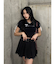 ラインリボングラフィックショートTシャツ