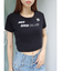 ラインリボングラフィックショートTシャツ