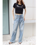 ラインリボングラフィックショートTシャツ