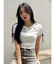 ラインリボングラフィックショートTシャツ