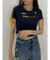 ラインリボングラフィックショートTシャツ
