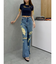 ラインリボングラフィックショートTシャツ