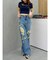 ラインリボングラフィックショートTシャツ