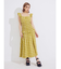 2WAYティアードチェックロングワンピース
