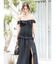 2WAYティアードチェックロングワンピース