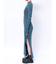 バックオープンリブロングニットワンピース