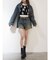 ロールアップデニムショートパンツ【セットアップ着用可能】