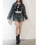 ロールアップデニムショートパンツ【セットアップ着用可能】