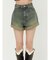 ロールアップデニムショートパンツ【セットアップ着用可能】