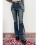 ウエスタンデザインフレアデニムパンツ