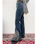 ウエスタンデザインフレアデニムパンツ
