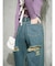 BACKスラッシュワイドデニムパンツ