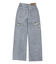 BACKスラッシュワイドデニムパンツ