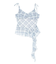 チェックシフォントップス
