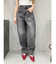 バレルワイドデニムパンツ