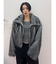 フェイクファーショートブルゾン