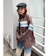 バイカーグラフィックオーバーサイズブルゾン