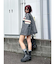 バイカーグラフィックオーバーサイズブルゾン