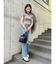 ボーダーコンパクトTシャツ