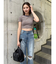 ボーダーコンパクトTシャツ