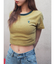 ボーダーコンパクトTシャツ