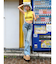 スタッズオープンウエストフレアデニムパンツ【セットアップ着用可能】