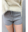 ハイゲージニットショートパンツ