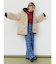 モノグラムシンプルワイドデニムパンツ