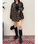 ラップチェックミニスカート【セットアップ着用可能】