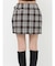 ラップチェックミニスカート【セットアップ着用可能】